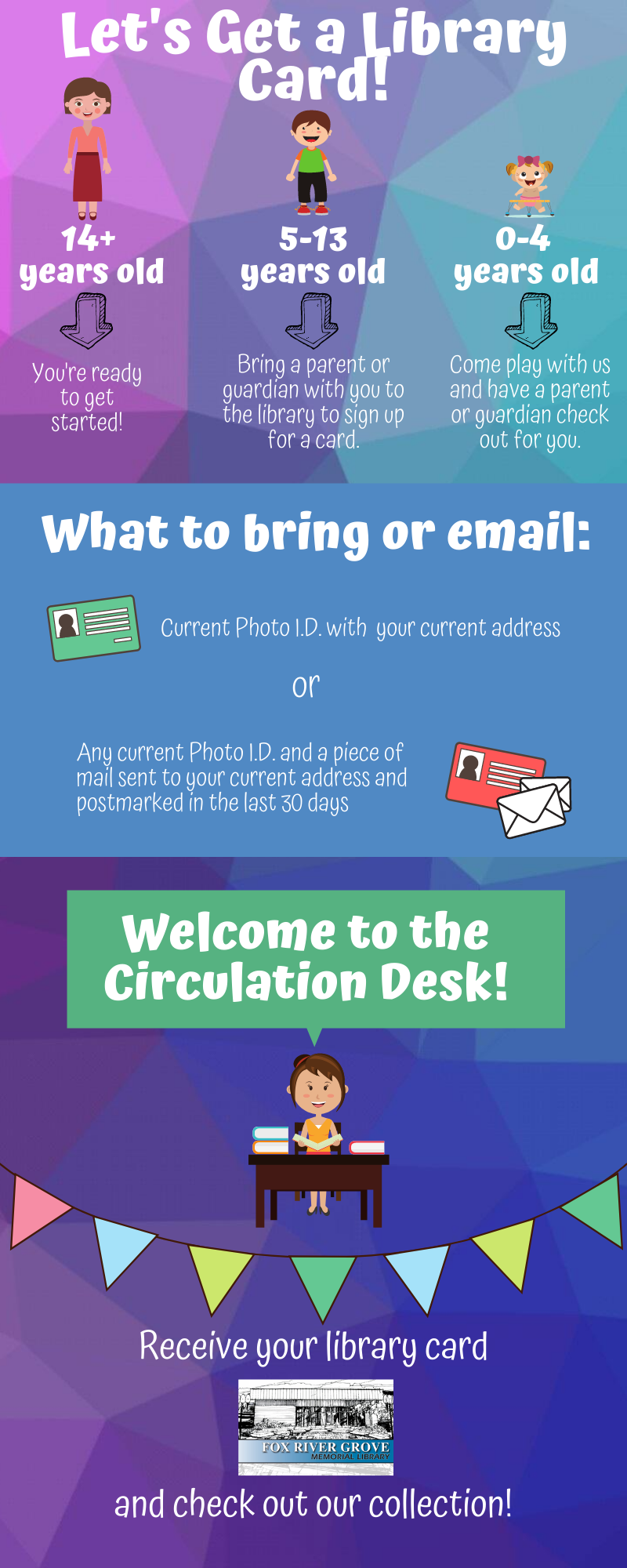 Let's get a Library Card! How to get a library card