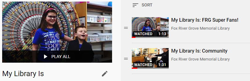 My Library Is YouTube Playlist