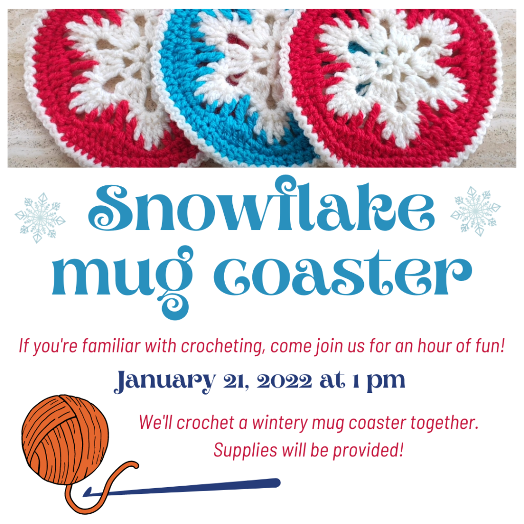 Snowflake mug coaster Snowflake mug coaster